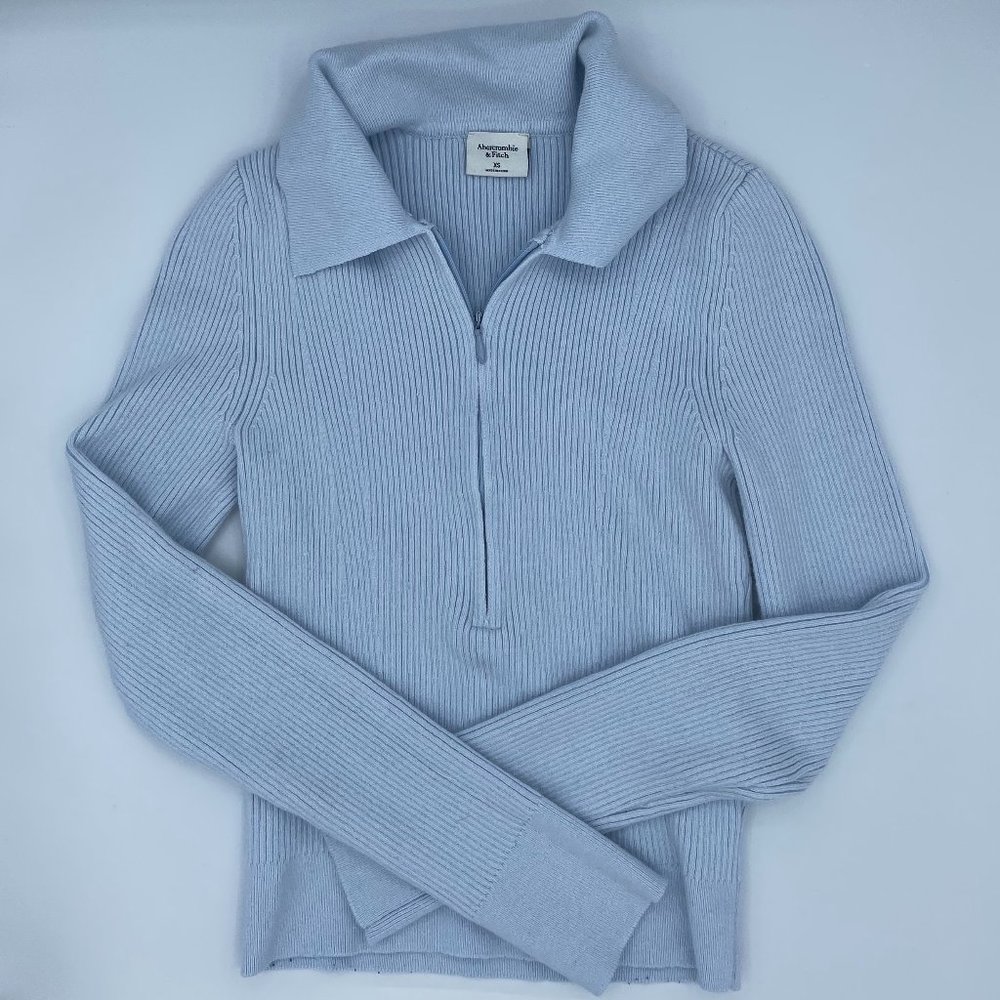Abercrombie x-small collared zip up - Picture 1 of 6
